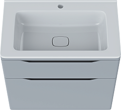 Vivon Тумба под раковину Shelly 70 серая матовая – фотография-4